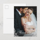 Weddenschap Hartelijk dank voor foto van leace Tri Briefkaart (Voorkant / Achterkant)