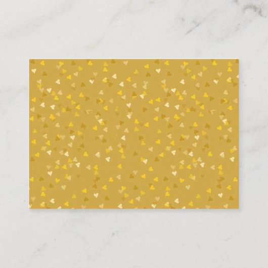 Weddenschap Hartelijk dank voor het Gold- en Black Plaatskaartje (Achterkant)