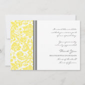 Weddenschap Hartelijk dank voor kaarten Lemon Grey (Achterkant)