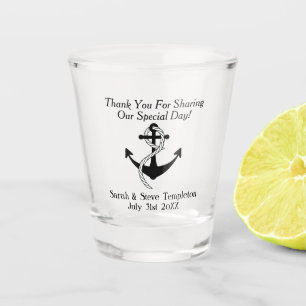 Weddenschap Hartelijk dank voor Nautical Anchor Br Shot Glas
