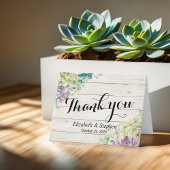 Weddenschap Hartelijk dank voor Planten met succes Bedankkaart