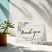 Weddenschap Hartelijk dank voor Planten met succes Bedankkaart