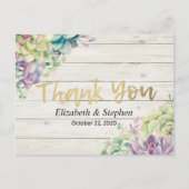 Weddenschap Hartelijk dank voor Planten met succes Briefkaart (Voorkant)