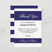 Weddenschap Hartelijk dank voor uw kaartenmars en  Bedankkaart (Voorkant / Achterkant)