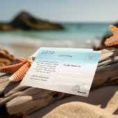 Weddenschap Hartelijk dank voor zomervakantiestran Briefkaart