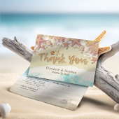 Weddenschap Hartelijk dank voor zomervakantiestran Briefkaart