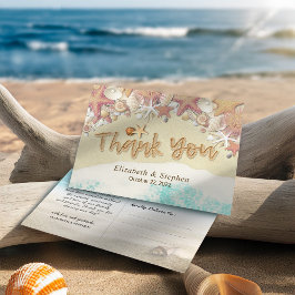 Weddenschap Hartelijk dank voor zomervakantiestran Briefkaart