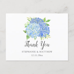 Weddenschap Hartelijk dank Waterverf Floral Briefkaart