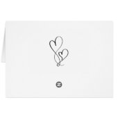 Weddenschap Hartelijk dank Zwart wit Vrijgezellenf (Achterkant Horizontaal)