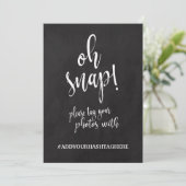 Weddenschap Hashtag Betaalbaar karton Kaart (Staand voorkant)