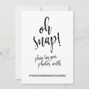 Weddenschap Hashtag Gold Betaalbare kalligrafie