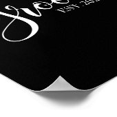 Weddenschap Honeymoon Bachelor Fiancé Hubby Groom Poster (Hoek)