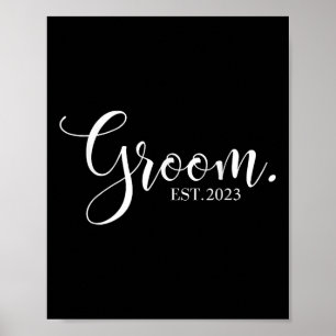 Weddenschap Honeymoon Bachelor Fiancé Hubby Groom Poster