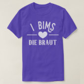 Weddenschap huwelijksbruidsdress Gift T-shirt (Design voorkant)