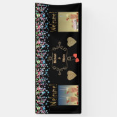 Weddenschap, huwelijksdag, bruiloft spandoek (Verticaal)