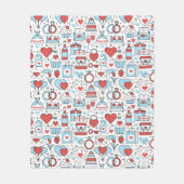 Weddenschap Icons fleece dekens (Voorkant)