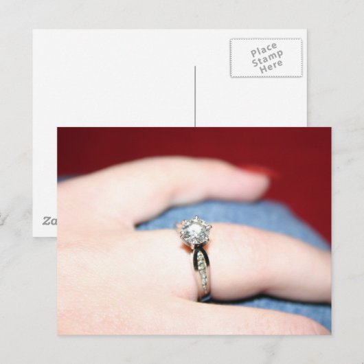 Weddenschap Ik zei ja Briefkaart (Voorkant / Achterkant)