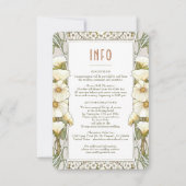 Weddenschap in Art Nouveau Mucha Kaart (Voorkant)