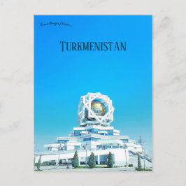Weddenschap in Ashgabat Turkmenistan Briefkaart