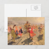 Weddenschap in de regio Orel Briefkaart (Voorkant / Achterkant)