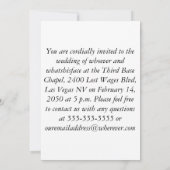 Weddenschap in Fabulous Las Vegas Kaart (Achterkant)