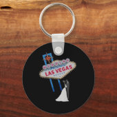 Weddenschap in Fabulous Las Vegas Sleutelhanger (Voorkant)