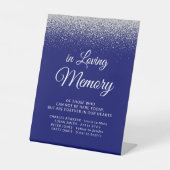 Weddenschap in het liefhebben van het geheugen Roy Reclamebord Met Voetstuk (Voorkant)