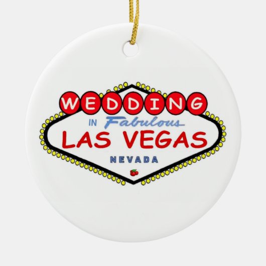 Weddenschap in het Ornament van Fabulous Las Vegas (Voorkant)