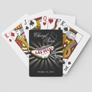 Weddenschap in Las Vegas Black & Silver Las Vegas Pokerkaarten