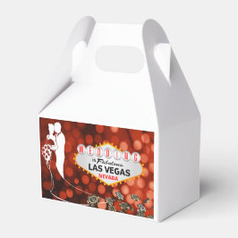 Weddenschap in Las Vegas Favor Box Bedankdoosjes