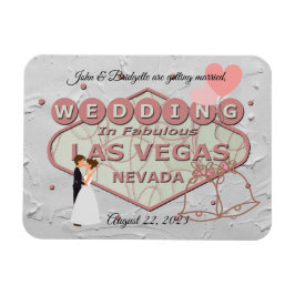Weddenschap in Las Vegas Foto Magnet Magneet