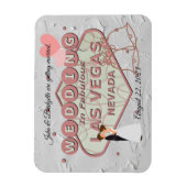 Weddenschap in Las Vegas Foto Magnet Magneet (Verticaal)