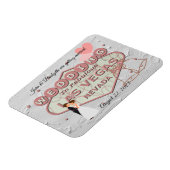 Weddenschap in Las Vegas Foto Magnet Magneet (Linkerzijde)