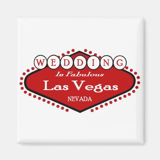 Weddenschap in Las Vegas Magnet (Voorkant)