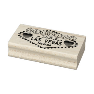 Weddenschap in Las Vegas Rubberstempel