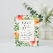 Weddenschap in Paradise Save the Date (Staand voorkant)
