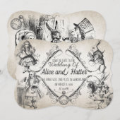 Weddenschap in Wonderland Kaart (Voorkant / Achterkant)