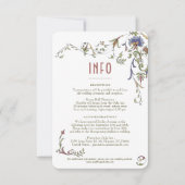 Weddenschap InFO  Victoriaans Belle Epoche Kaart (Voorkant)