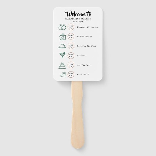 Weddenschap internetcocktail - Icon Weddenschap We Handwaaier (Achterkant)