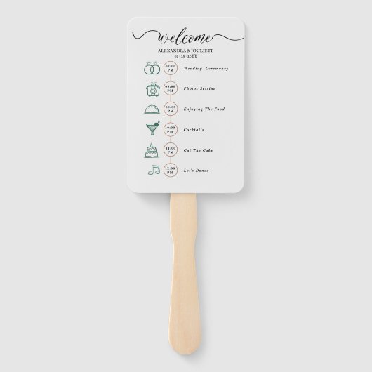 Weddenschap internetcocktail - Icon Weddenschap We Handwaaier (Achterkant)