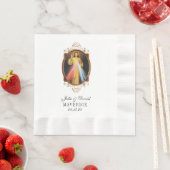 Weddenschap Jesus Divine Mercy Elegant Paper Napki Servet (Insitu)
