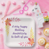 Weddenschap Jubileum 9-inch Square Paper Bord (Feest)