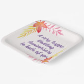 Weddenschap Jubileum 9-inch Square Paper Bord (Gebogen)