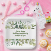 Weddenschap Jubileum 9-inch Square Paper Bord (Feest)