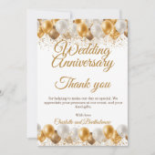 Weddenschap Jubileum Bedankkaart (Voorkant)