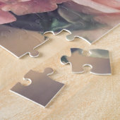 Weddenschap Jubileum Bride en Groom Foto Collage Legpuzzel (Zijkant)