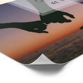 Weddenschap Jubileum Bride en Groom Foto Collage Poster (Hoek)