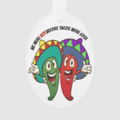 Weddenschap, Jubileum, eerste Kerstmis, zakelijk Ornament (voorkant)