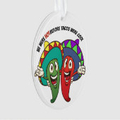 Weddenschap, Jubileum, eerste Kerstmis, zakelijk Ornament (voorkant)