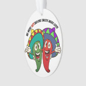 Weddenschap, Jubileum, eerste Kerstmis, zakelijk Ornament (voorkant)